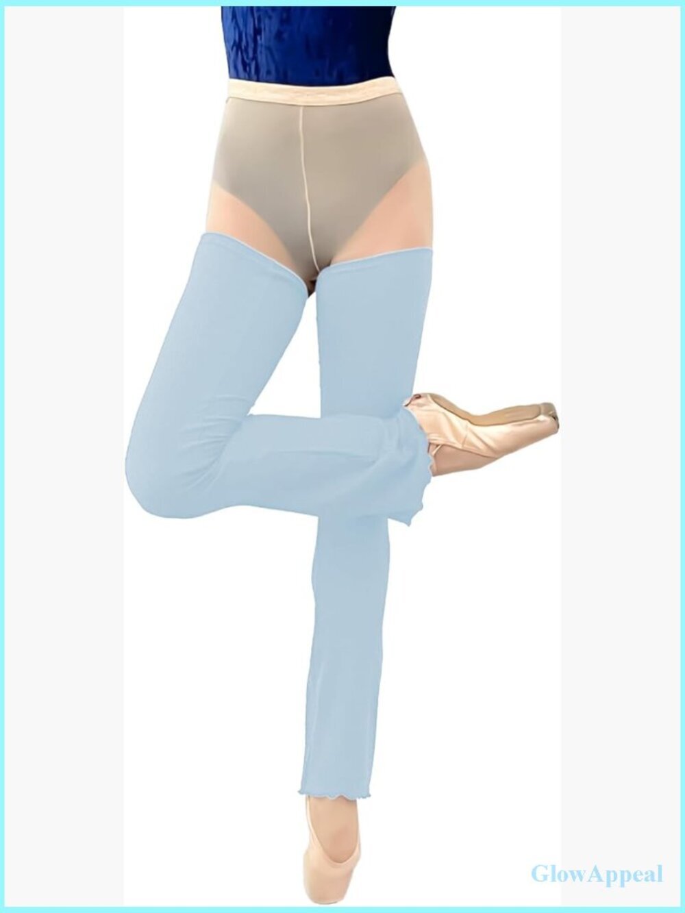 Flared Leg Warmers 29.5in Over Knee Elastic Top Women's Dance Ballet